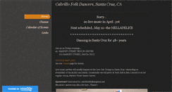 Desktop Screenshot of cabrillofolk.org